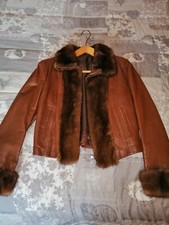 Giubbino in pelle donna Con Pelliccia Vera