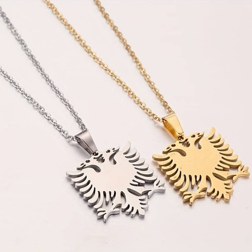 Collana doppia aquila due - collana,