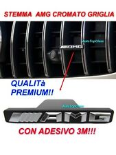 STEMMA PER AMG MERCEDES ANTERIORE LOGO FREGIO GRIGLIA CLASSE CLA GLA E S