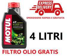 4 LITRI OLIO MOTORE + FILTRO