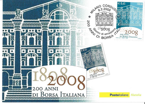 Cartolina filatelica 2008 - cartolina,