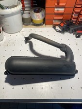 MARMITTA SITO SILURO NERA VESPA 50 SPECIAL R L N PER MOTORE 50 75 90 102 115 CC