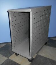CARRELLO PORTA COMPUTER PC DESKTOP CASE METALLO GRIGIO CON RUOTE UFFICIO