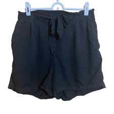 Bermuda H&M nero con cravatta taglia 4