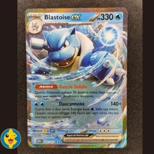 BLASTOISE EX - MEW 009/165 - Pokemon 151 nr 9 - ITALIANO - NEAR MINT