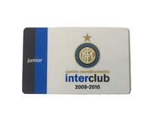 Tessera Interclub FC Internazionale. Sky Pirelli Nike. Inter Club Tessera Junior