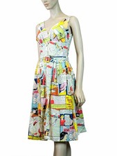 Abito donna Vanity Project fumetto pin up rockabilly vintage anni 50 sottoveste 5002