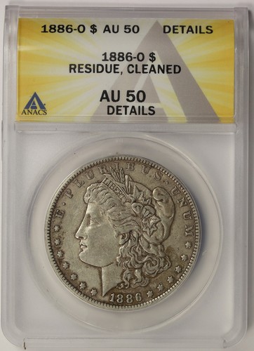 1886 morgan dollar - au, 50