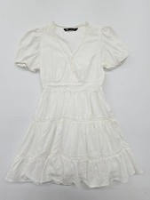 Abito Zara bianco scollo a V