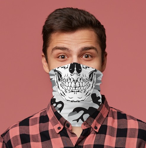 Snood camouflage bianco - snood,