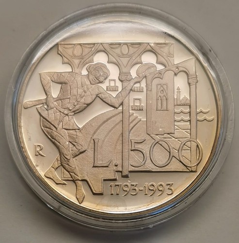 Moneta italia 500 - italia, 1993