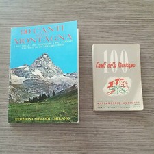 Canti della montagna, 2 libretti di cui 1 con spartiti