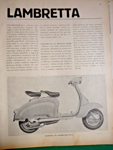 Articolo lambretta - articolo,