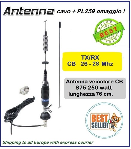 Antenna s75 28 mhz - antenna, 26-28