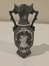 Vaso ceramica verde cammeo