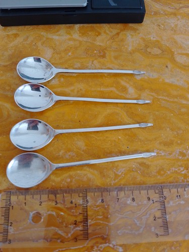 Set cucchiai argento - set, 4