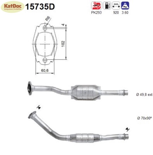 Catalizzatore per citroen - catalizzatore,