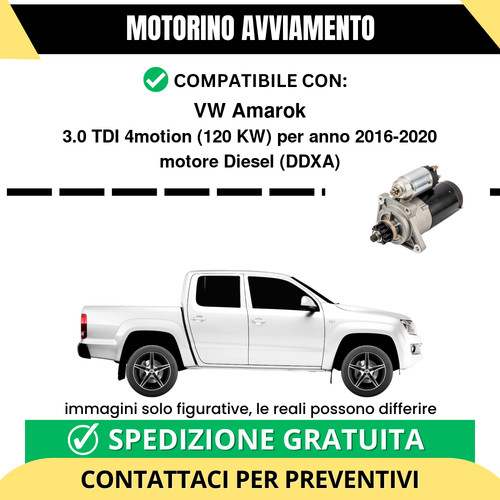 Motorino avviamento amarok - motorino,