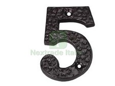 1PZ NUMERO CIVICO "5" IN FERRO