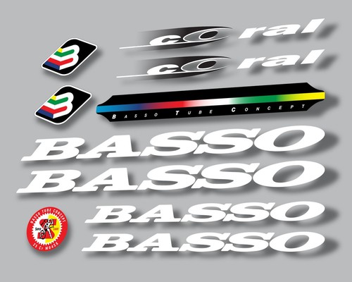 Basso coral frame sticker - basso,