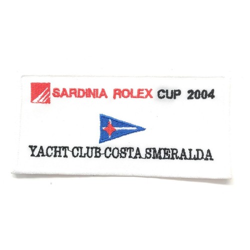 Patch toppa sardinia rolex cup - sardinia,