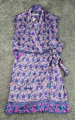 Mini abito zara viola - abito,