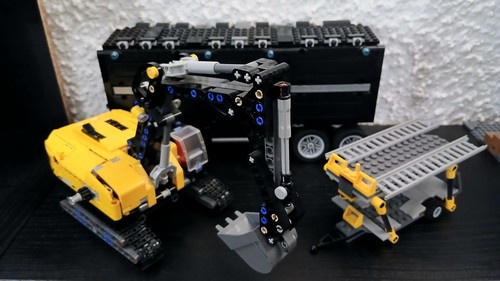 Grosso lotto lego - lotto, escavatore