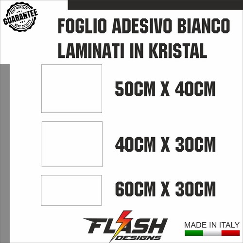 Foglio adesivo bianco - adesivo, laminati