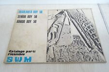 moto SWM Regolarità Boy 50 Senior Boy 50 Junior Boy catalogo parti di ricambio