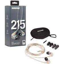 SHURE SE215CLE auricolare dinamico ad isolamento sonoro 37 db NEW garanzia ITA