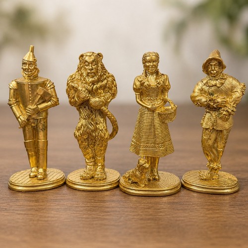 Set statua mago placcato - mago, di