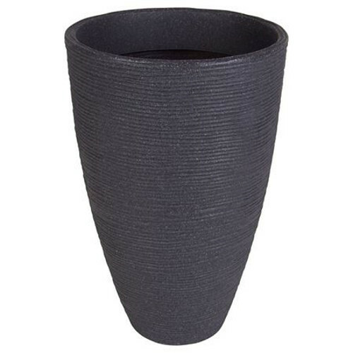 Rillentopf anthrazit vaso - vaso, da