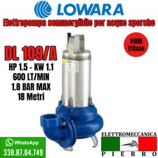 DL 109/A LOWARA ELETTROPOMPA