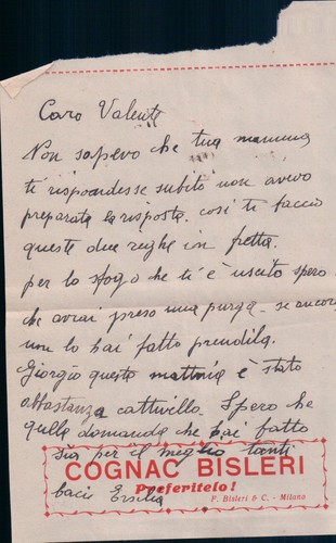 Pubblicitario cognac bisleri - pubblicitario,