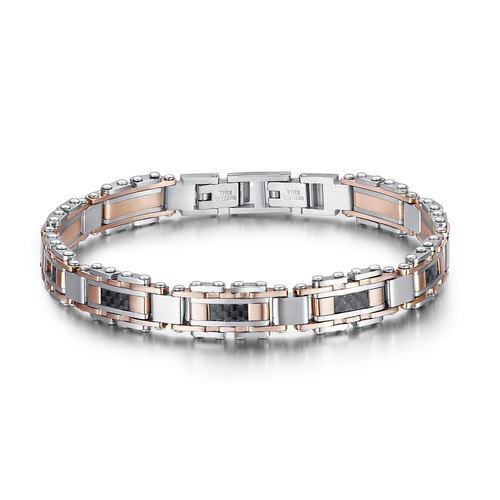 Bracciale uomo acciaio 316l - acciaio,