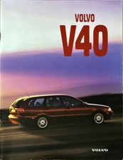 Depliant depliant depliant brochure Volvo V40 1998