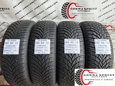 4 PNEUMATICI USATI DI OCCASIONE 195/65/15 FIRESTONE INVERNALI SEMINUOVE GOMME 
