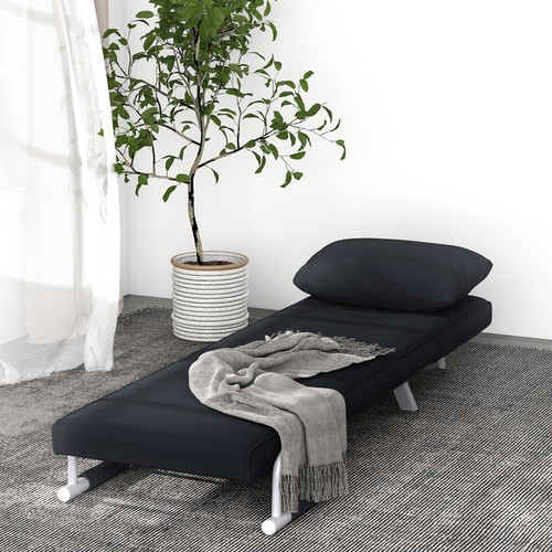 Homcom poltrona letto divano - poltrona, letto,