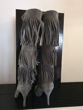 stivali donna camoscio tacco