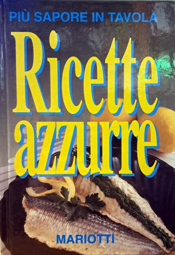 Libro ricette azzurre - ricette, "
