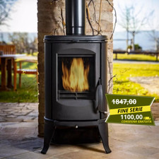 Stufa legna 100 ghisa - stufa,
