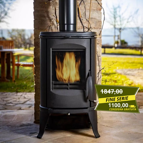 Stufa legna 100 ghisa - a, 100%