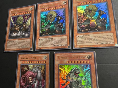 Yugioh set sfinge ultra rara - yugioh,