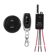 dstfuy interruttore telecomandato 12V, 5V/12V/48V/10A Interruttore remoto (L2T)