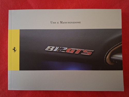 Ferrari 812gts libretto uso - 812gts, e