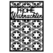 Fustella Buon Natale 2 9,4 cm