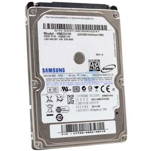 Hard disk 250gb - hard, samsung