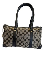AS# Gucci GG Canvas Boston Bag