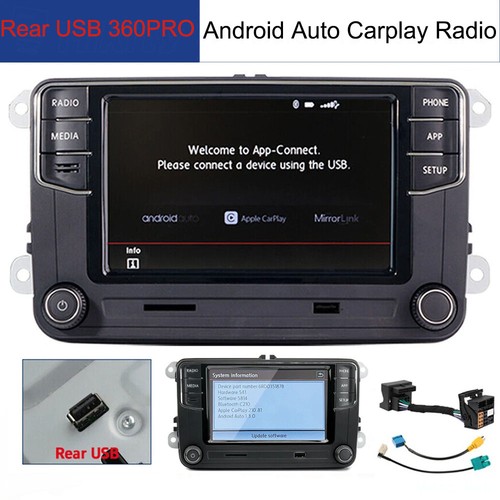 Autoradio wireless rcd360 - wireless, 6,5"