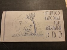 Porta Documenti Poliz Istituto Fascista Assicurazioni Roy Vercelli Pubblicitario